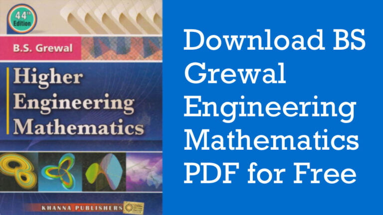 Download No. 1 BS Grewal Engineering Mathematics PDF for Free