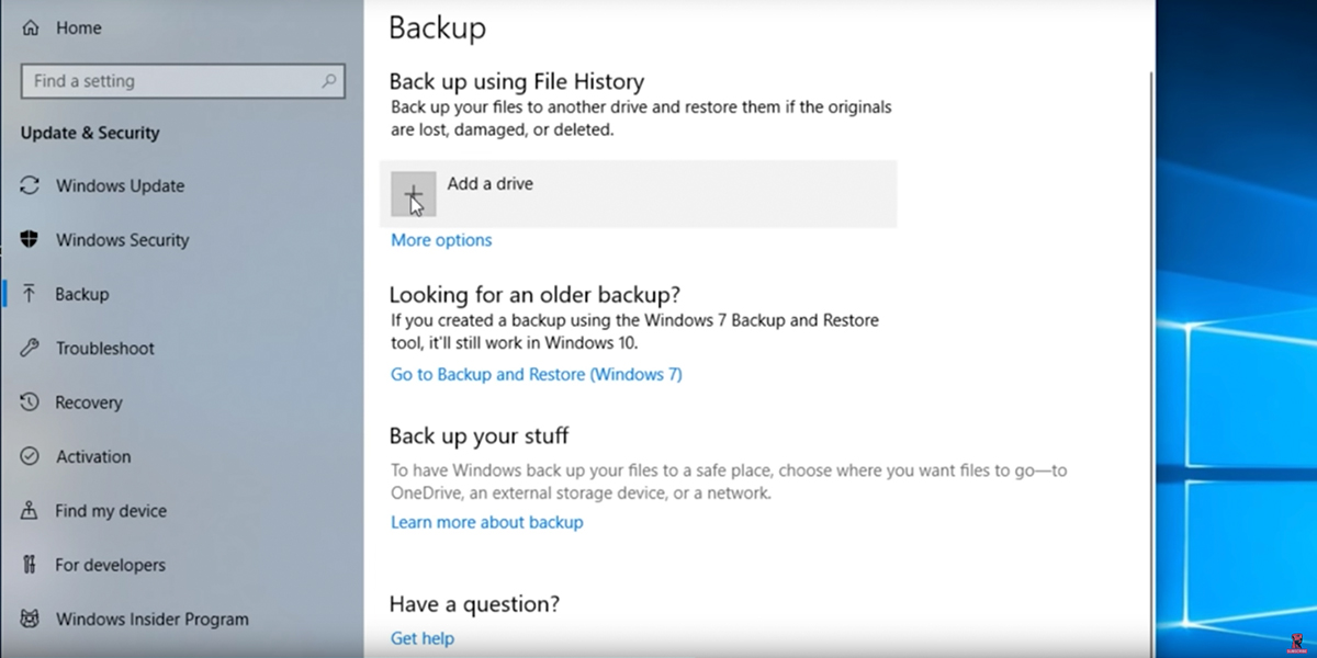 Step-by-Step Guide on How to Factory Reset Windows 10 - Backing up your important files and documents