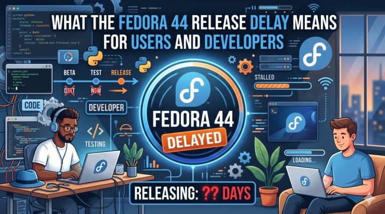 fedora 44 delayed